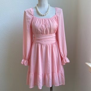 Exlura Pink Tie Back Dress